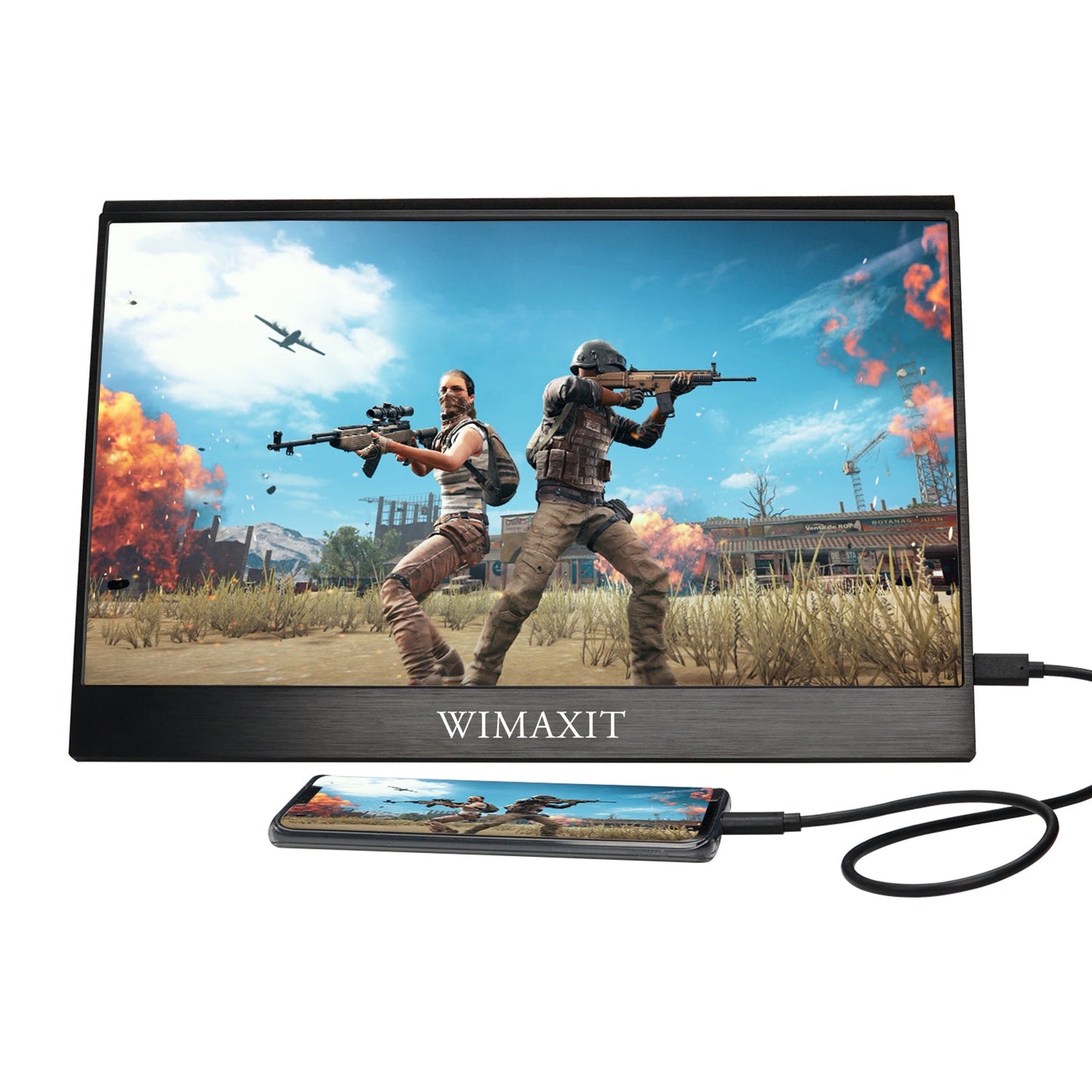 WIMAXIT M1560CT2 Touchscreen Monitor, Ulta-slim 16:9 Type-C/USB Monitor for Laptop, Android Phone, Game Consoles - Wimaxit Official Store