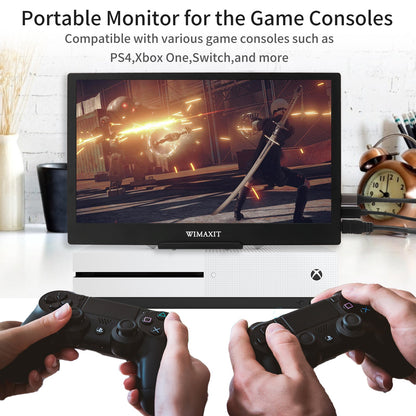 WIMAXIT M1161CT 11.6 Inch Touch Screen Portable  Monitor, Eye Care VESA Monitor IPS HDR Computer Display with USB-C/HDMI Dual Speakers