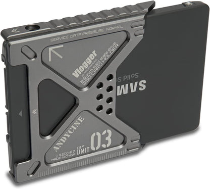 ANDYCINE LunchBox III Case for 860 EVO 870 QVO SATA SSD to Atomos NINJA V/V+