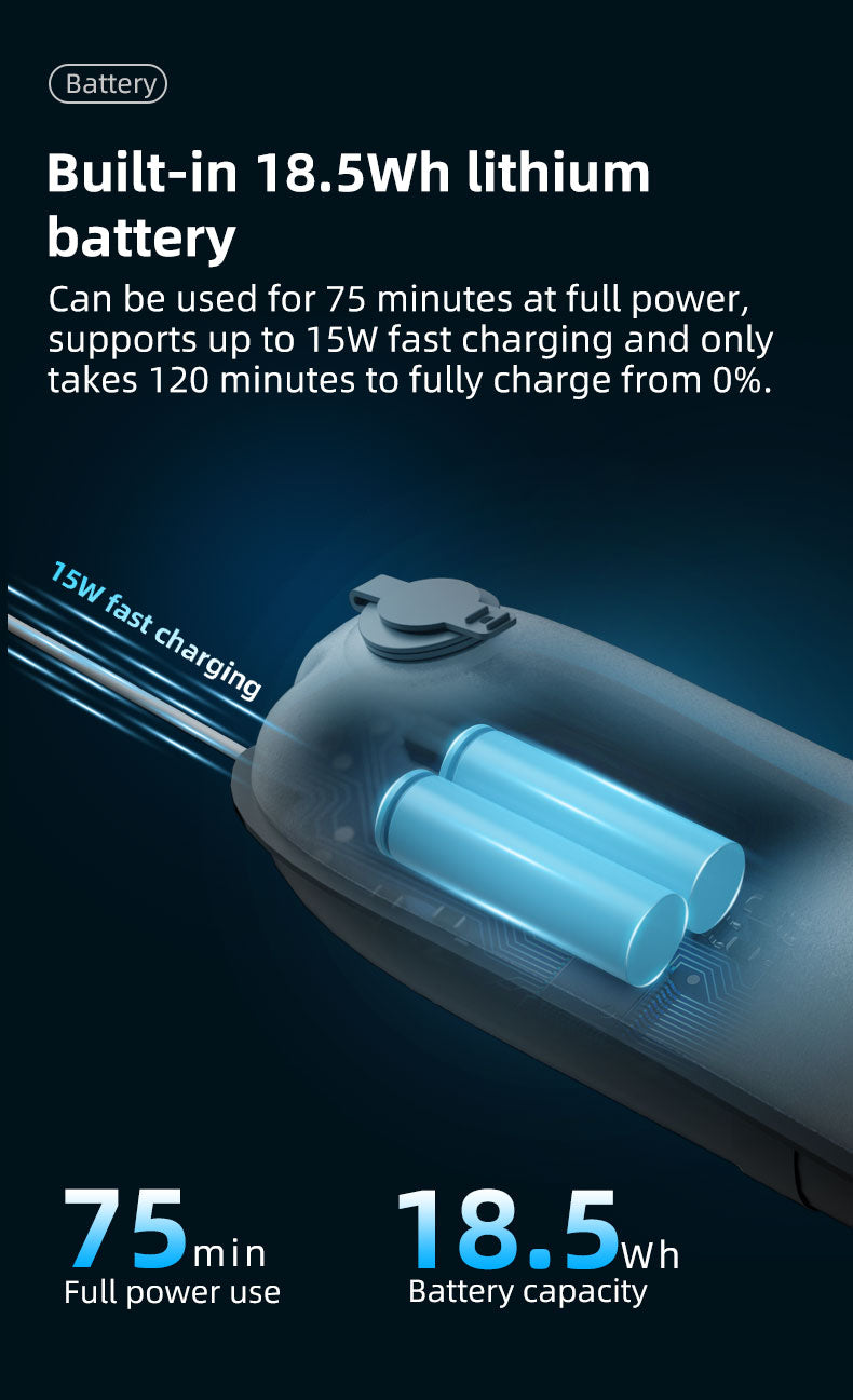 INKEE GC12 12W Bi-Colour Video Light Built in Battery Rechargeable 18.5Wh Portable Handheld Column Video Light 2700K-5600K Adjustable with Inflatable Tube Video Light