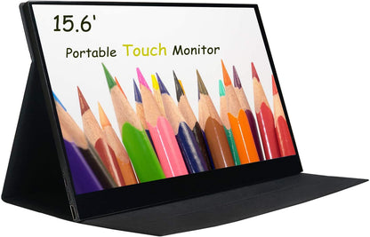 WIMAXIT M1560CTV2 15.6inch Multi-Touch Portable Monitor USB- HDMI Input for Laptop, Gaming, Working