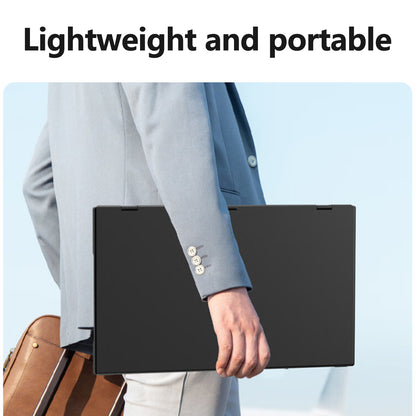 18.5" Dual Screen 100% sRGB 120Hz Dual Monitors Stacked Folding Triple Monitor(Wins/Mac) 1080P Triple Portable Monitor for Laptop 90°/180° Rotation Black (No Driver Needed)