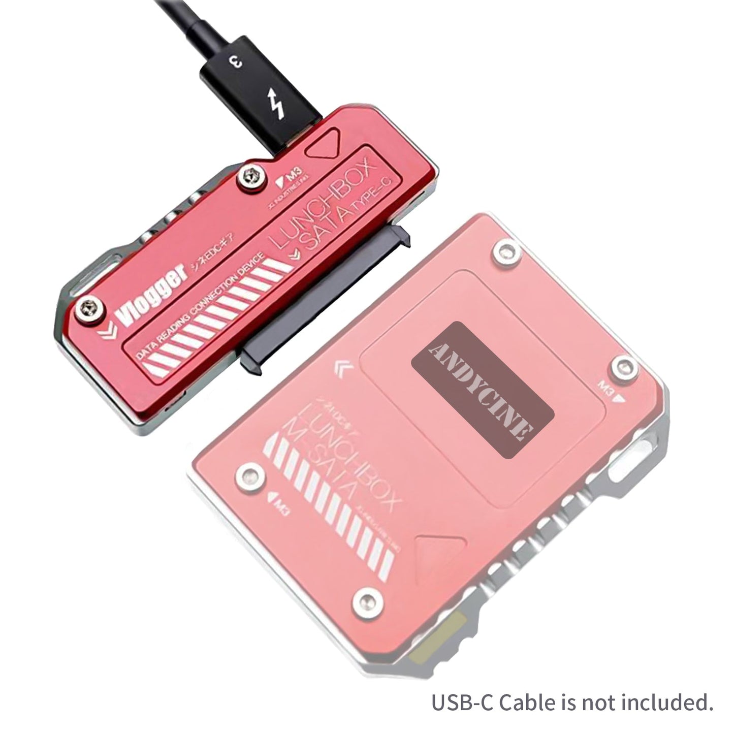 ANDYCINE USB-C Reader Only for Lunchbox Case ATOMOS SATA SSD