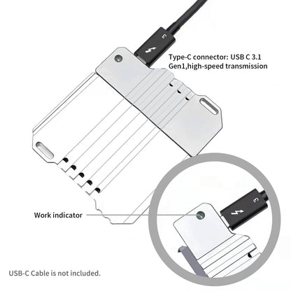 ANDYCINE USB-C Reader Only for Lunchbox Case ATOMOS SATA SSD